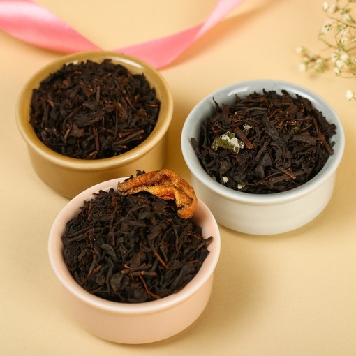 Набор чая, вкусы: малины, жасмин, груша, 150 г (3 шт. x 50 г.)